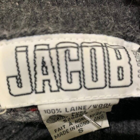 VINTAGE JACOB FAIR ISLE TURTLENECK KNITTED WOOL SWEATERS SIZE S - Picture 15 of 15